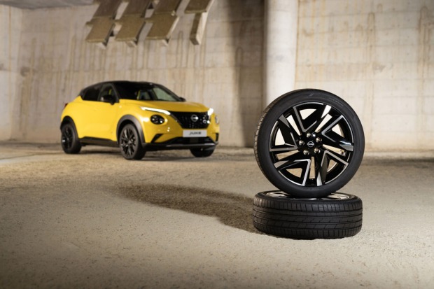 Jedes Ausstattungsniveau wird mit unterschiedlichen Rädern ausgeliefert, die das Design des Juke optimal zur Geltung bringen.
