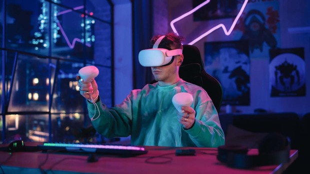 Gamer mit VR | Credit: iStock.com/gorodenkoff