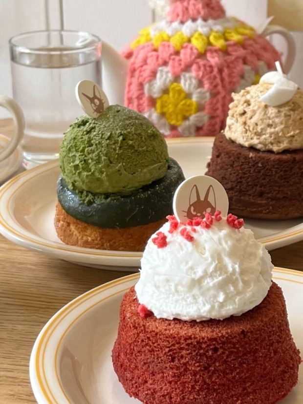 Cupcakes im "Koriko Cafe" in Seoul