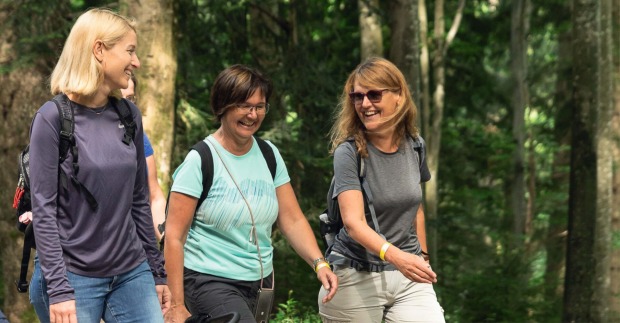 beim Wandern