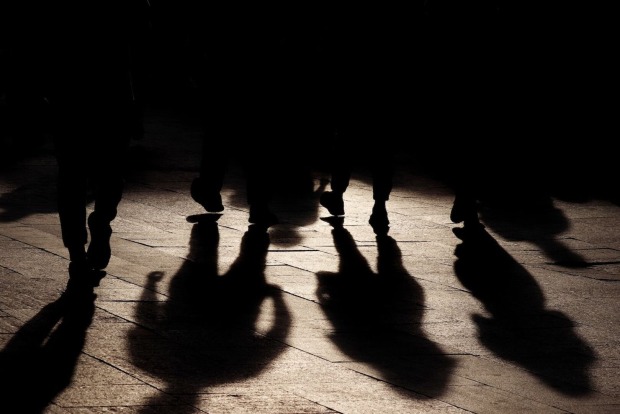 Schatten einer Bande.
