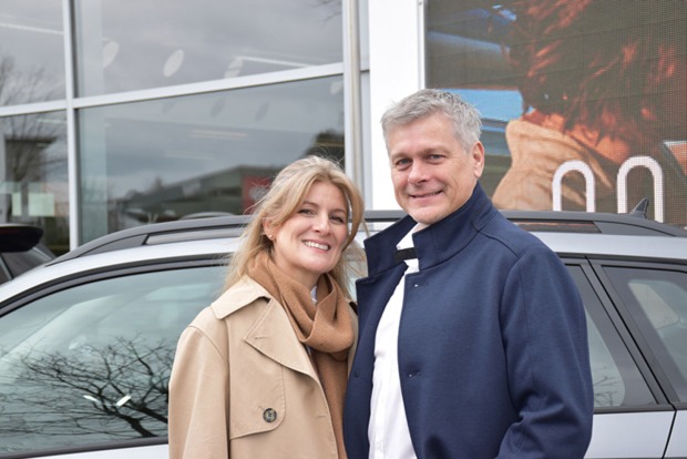 Ulrike Lissy-Bonat (Shiatsu Bregenz) und Thomas Lissy (Siemens)
