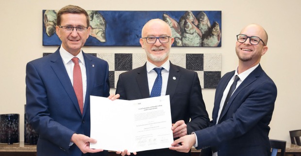 Markus Achleitner, Luigi Crema und Robert Tichler