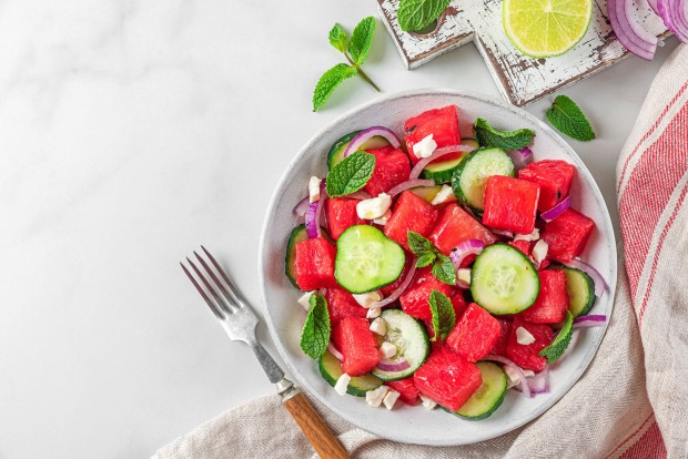 Wassermelonen-Salat mit Feta | Credit: iStock.com/samael334