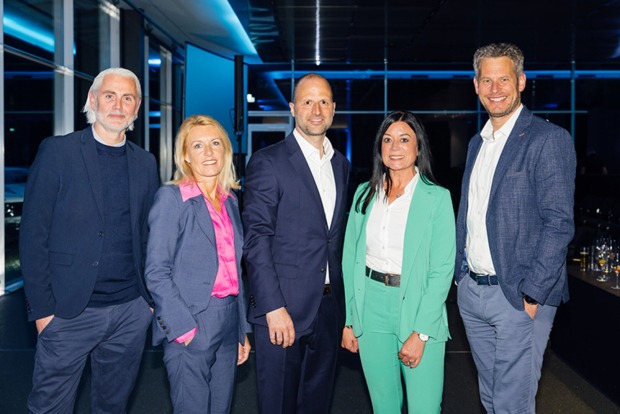 Stefan Hagen (Hagen&amp;Partner), Petra Kreuzer (Kreuzer Immo Solution),  LR Marco Tittler, (Obmann), Elke Böhler (COO Boschof Transporte), Markus Comploj (Getzner)