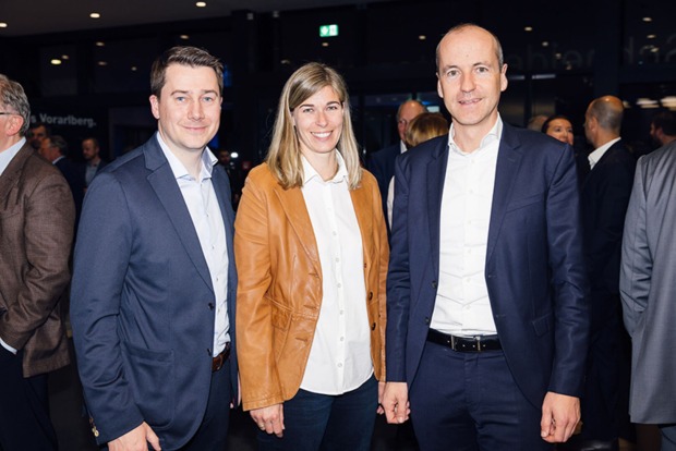 LAbg. Patrick Wiedl, Nadine Peschl und LAbg. Thomas Winsauer (v. li.)
