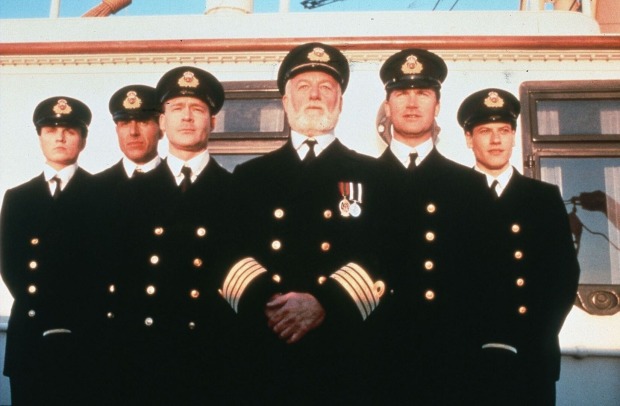 Filmszene "Titanic": Bernard Hill als Kapitän