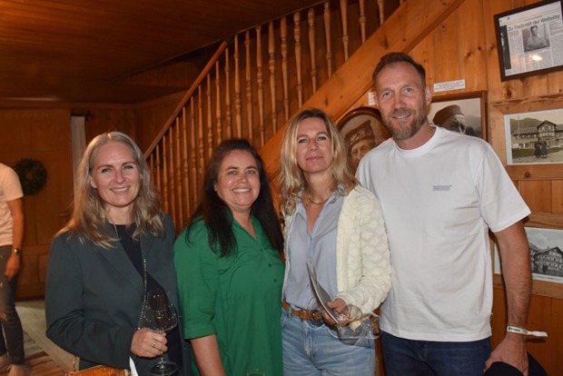 Susanne Mathis (F.M Hämmerle Holding), Christina Tagger (Tagger Design), Britta Kaiser (Kosmetik Britta, Rankweil) und Daniel Kaiser (Wiener Städtische)