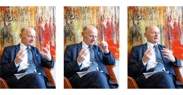 Franz Gasselsberger, Generaldirektor der Oberbank AG, im Gespräch