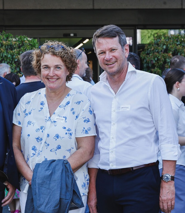 Veronika Dietrich und Siegfried Steurer (Steurer Installationen/ Energietechnik)