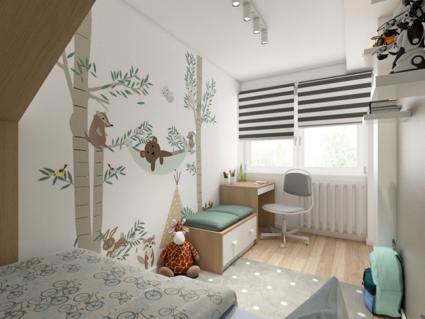 Kinderzimmer mit Schreibtisch | Credit: iStock.com/Plan A Office