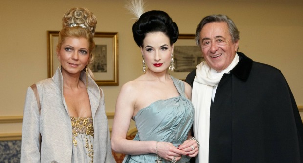 Dita Von Teese und Richard Lugner am Wiener Opernball