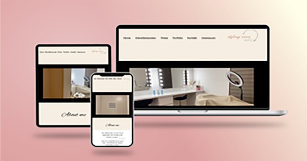 Webseite auf Notebook | Credit: Linzer Mediendesign