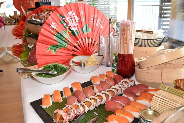 Kaiserstrand-Sushi: raffiniert, kunstvoll und exquisit zubereitet von Alexander Kress (Seehotel am Kaiserstrand)