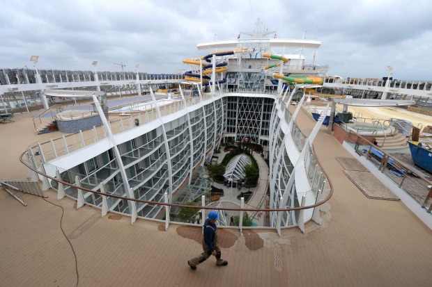 Das Atrium auf der Harmony of the Seas.