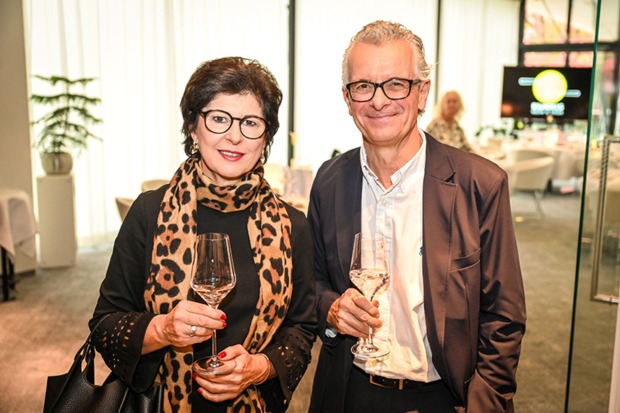 Nadia Depaoli (Omicron) und Thomas Nussbaumer (Lebenshilfe)