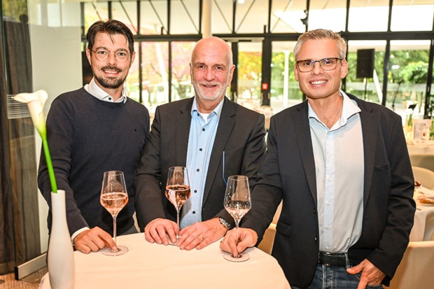 StR. Michael Felder (Sparkasse Wolfurt), Michael Mittelberger und Armin Rhomberg (Metro Dornbirn) (v. li.)