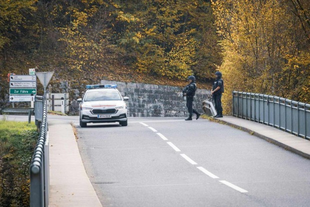 Polizeieinsatz im Mühlviertel.