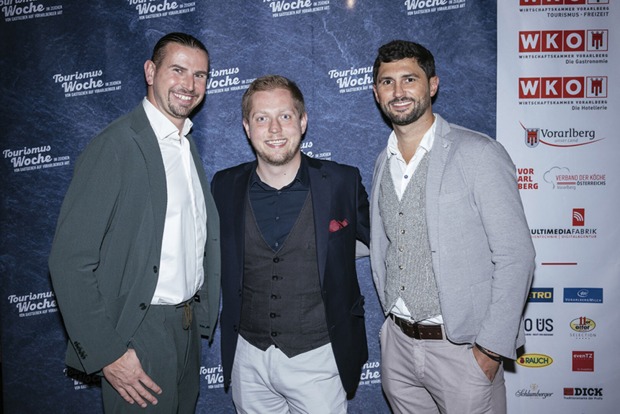 Lukas Buttazoni, Robert Survada (Bar-Leitung), Stefan Köb (alle 3 Pier 69/Lust Bar)