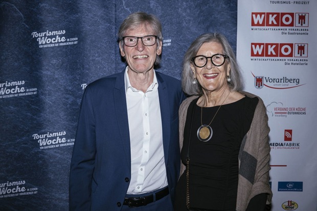 Wilfried Hopfner (WKV Präsident) mit Gattin Rita