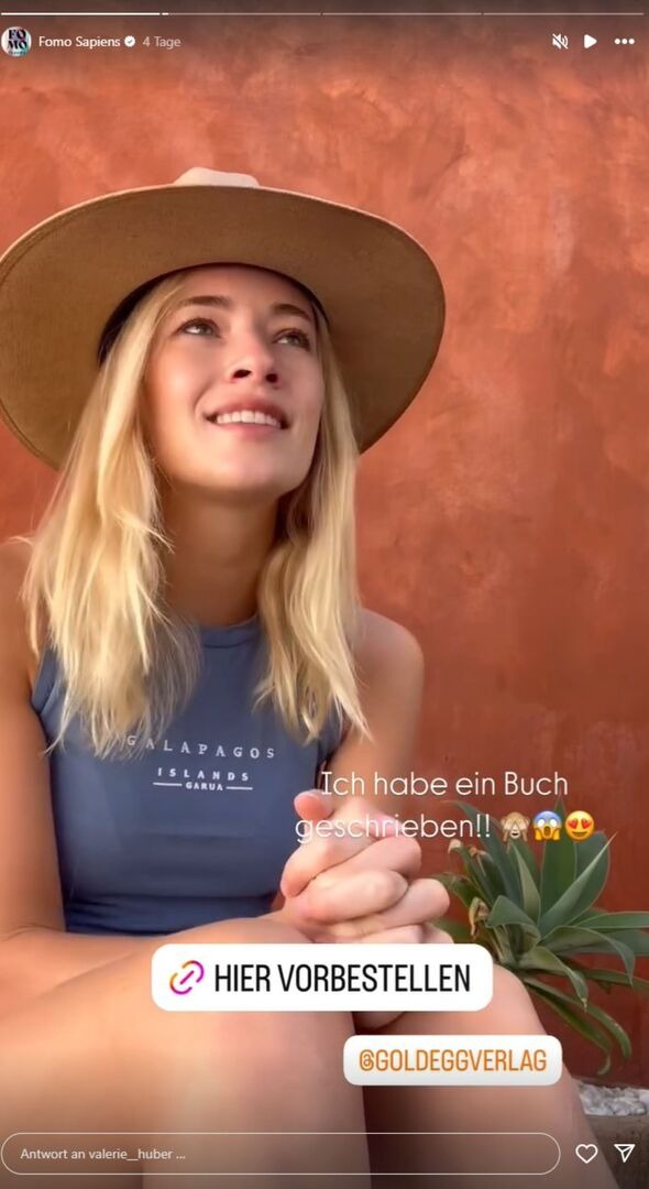 Valerie Huber mit Hut auf Instagram.