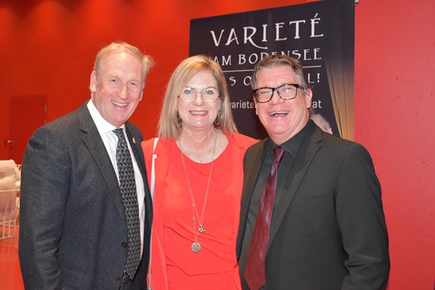 Loek und Annette Versluis (McDonald‘s) und Dieter Heidegger (MShh Marketing)