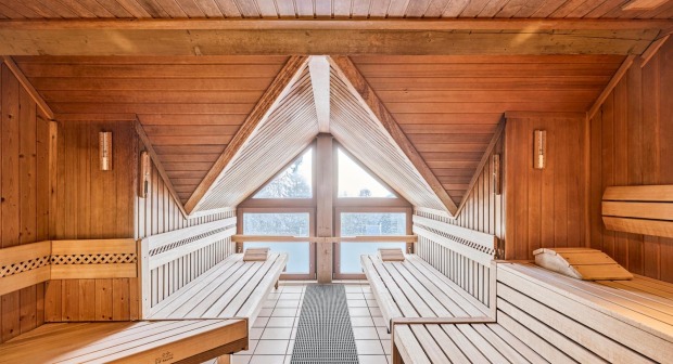 Sauna von innen