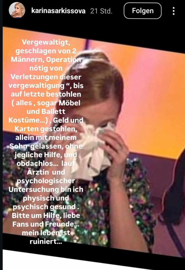 Story von Karina Sarkissova