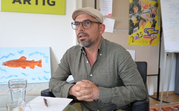 Andreas Mauerhofer im Rahmen eines Interviews