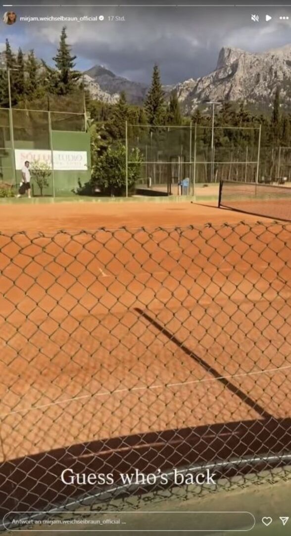 Ein Tennisplatz