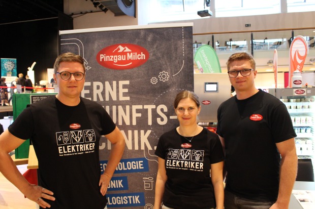 Pinzgau Milch, Maishofen: Christofer Mayr, Cornelia Mujkic und Lukas Streitberger (v. li.).