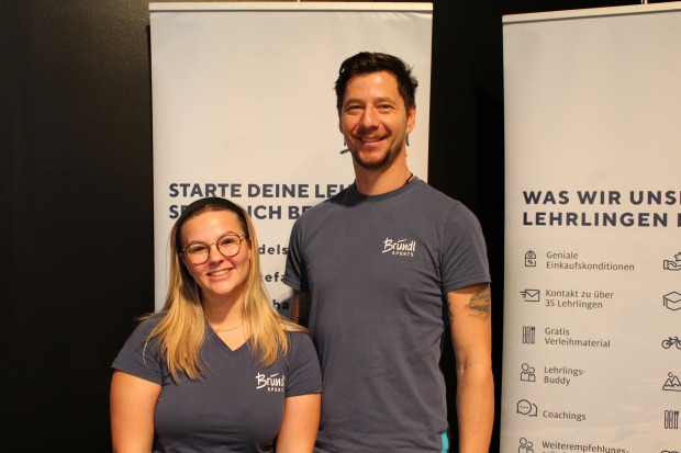 Sport Bründl: Lea-Marie Ortner und Christopher Schaden begeisterten mit spannenden Einblicken.