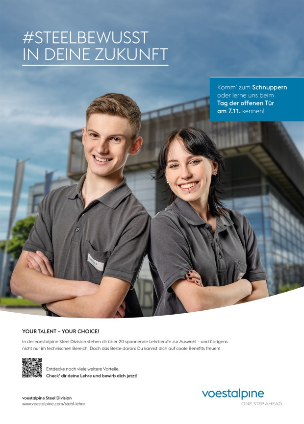 Männlicher und weiblicher Lehrling | Credit: voestalpine
