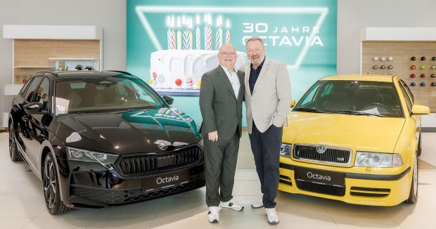 Markus Stifter, Markenleiter Škoda Österreich und Wolfgang Wurm, Geschäftsführer Porsche Austria.