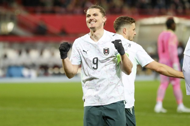 Marcel Sabitzer jubelt im ÖFB-Triko