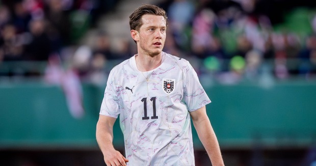 Michael Gregoritsch im weißen ÖFB-Trikot