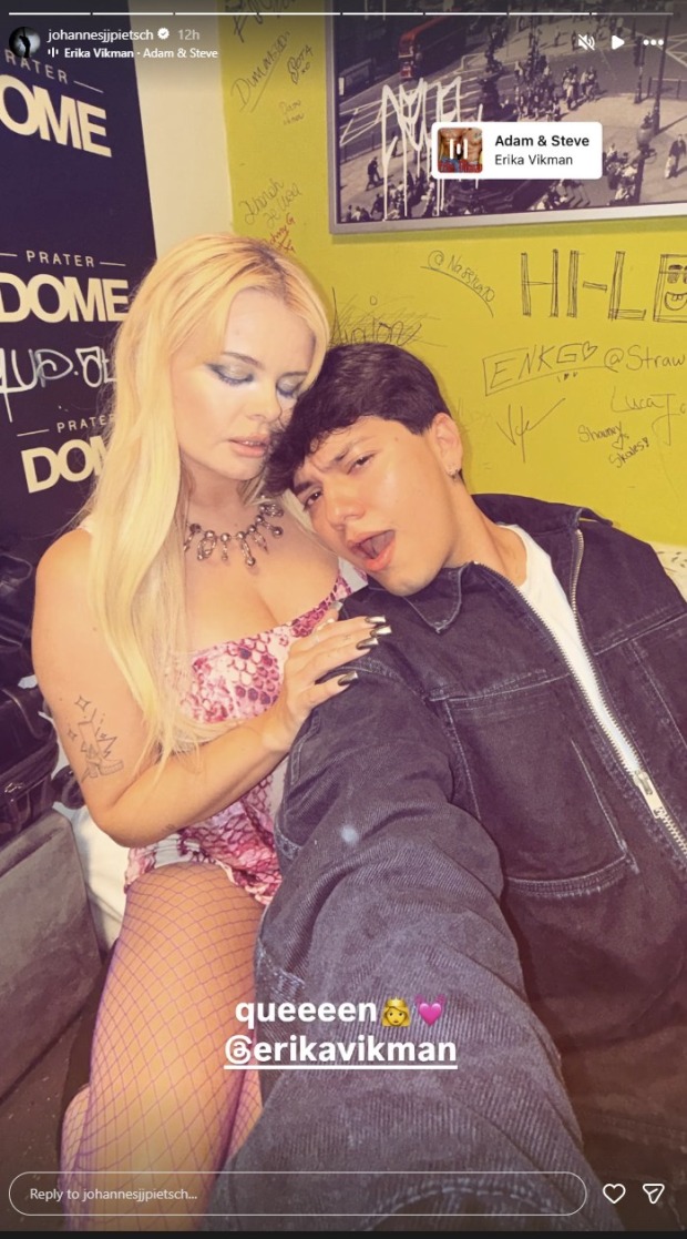 JJ kuschelt mit Erika Vikman beim Eurovision Song Contest 2026 und sorgt mit Instagram-Foto für Aufsehen