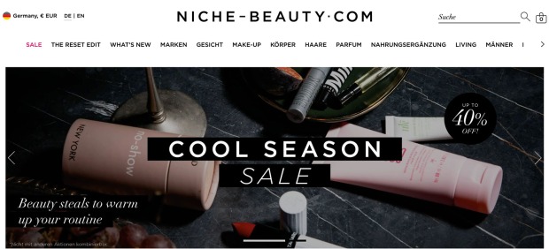 Website Niche Beauty | Credit: Niche Beauty