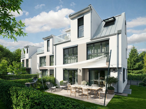 Idyllisches Wohnhaus im Grünen | Credit: Glorit Bausysteme