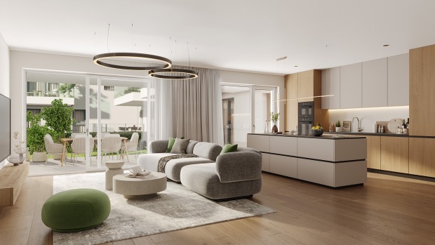Modernes Wohnzimmer | Credit: Glorit Bausysteme