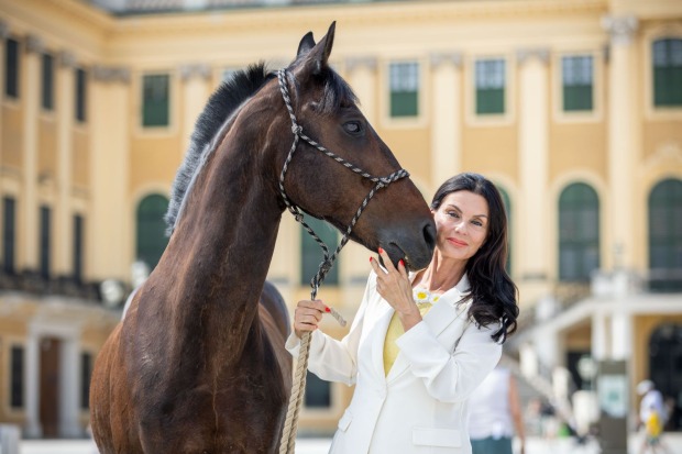 Porträt mit Pferd