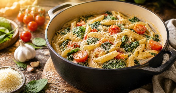 One Pot-Pasta | Credit: AI-generiert/DALL-E/Sara Milenovic