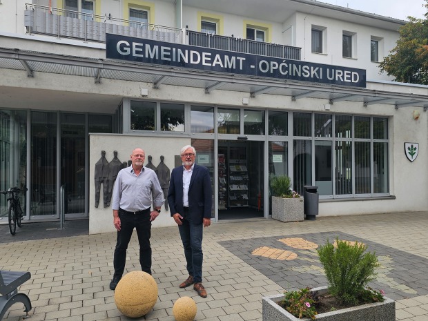 Wolfgang Kovacs und Vize Wolfgang Daniel | Credit: Marktgemeinde Parndorf