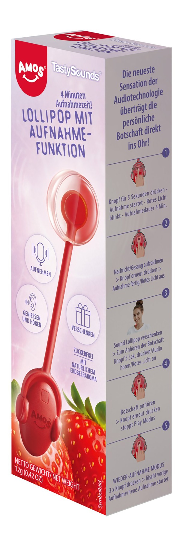 Roter Lollipop | Credit: Mozart Sweets