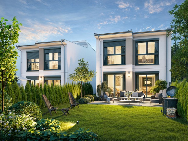 Haus im Grünen | Credit: Glorit Bausysteme