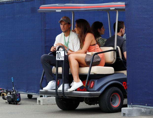 Dominic Thiem und Lili Paul-Roncalli bei ihrem ersten gemeinsamen öffentlichen Auftritt 2021 in Spielberg.