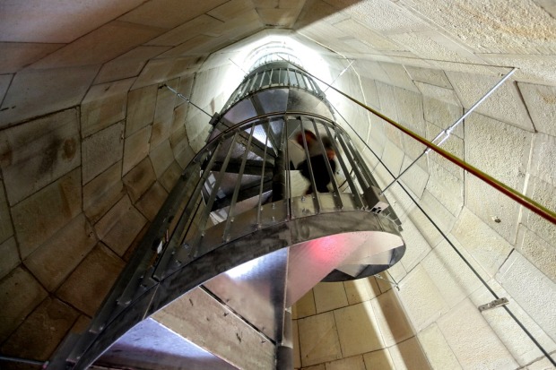 Himmelsstiege im Turm des Mariendoms Linz