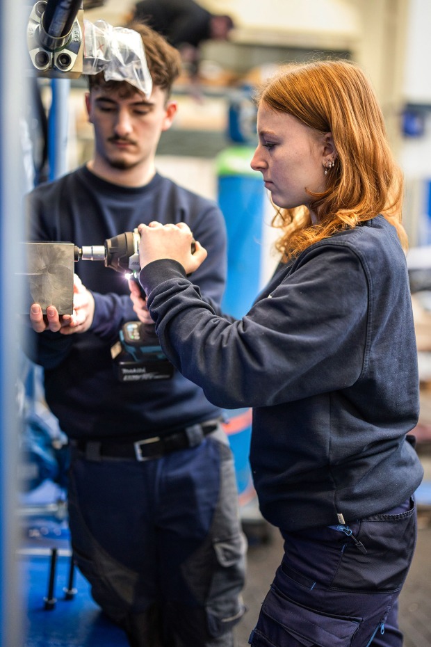 Lehrlinge bei der Arbeit | Credit: GFM