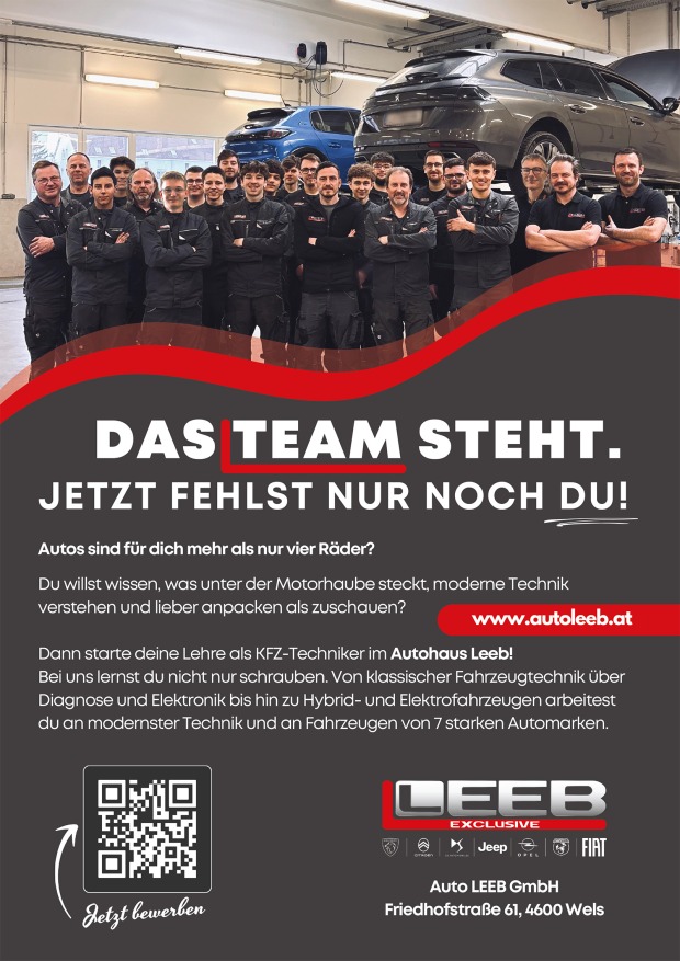 Team an Mechanikern | Credit: Auto Leeb