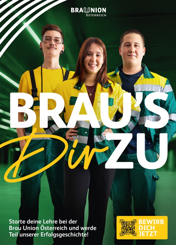 Plakat der Brau Union | Credit: Brau Union Österreich